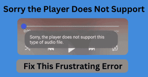 Sorry the Player Does Not Support